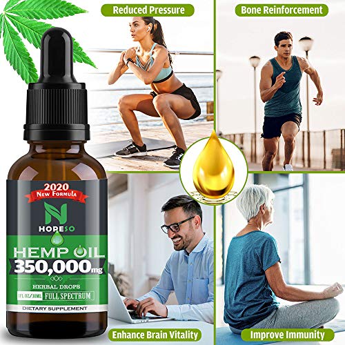 2 Pack Hemp Oil 350,000mg