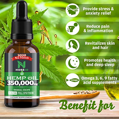 2 Pack Hemp Oil 350,000mg