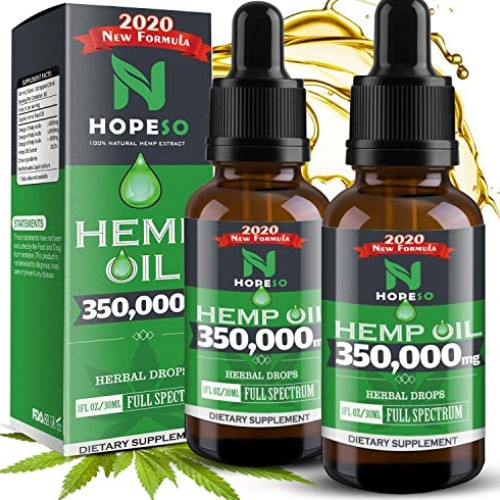 2 Pack Hemp Oil 350,000mg