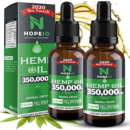 2 Pack Hemp Oil 350,000mg