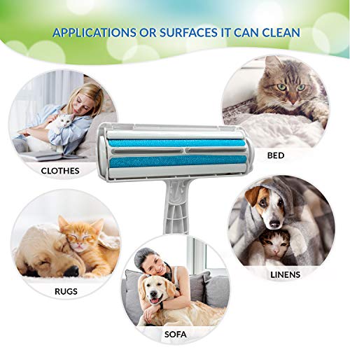 Brellavi Pet Hair Remover, 100% Reusable Dog Hair Remover Roller,...