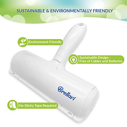 Brellavi Pet Hair Remover, 100% Reusable Dog Hair Remover Roller,...