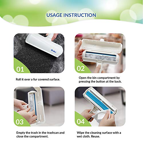 Brellavi Pet Hair Remover, 100% Reusable Dog Hair Remover Roller,...