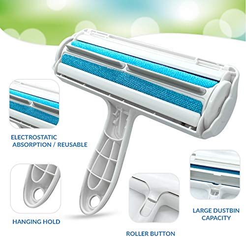 Brellavi Pet Hair Remover, 100% Reusable Dog Hair Remover Roller,...
