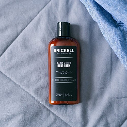 Brickell Mens Maximum Strength Hand Lotion for Men, Natural and ...
