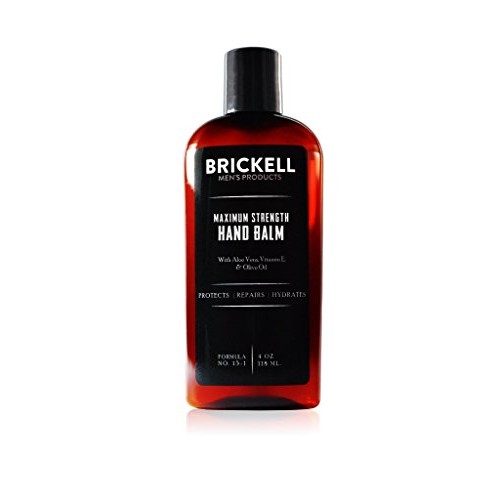 Brickell Mens Maximum Strength Hand Lotion for Men, Natural and ...