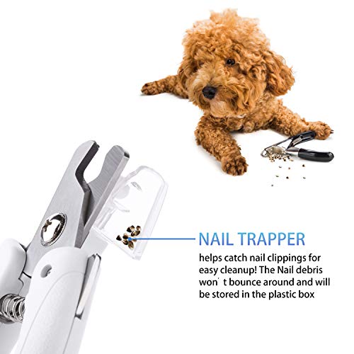 BRITUDE Pet Nail Clipper and Trimmer with Rechargeable LED Light ...