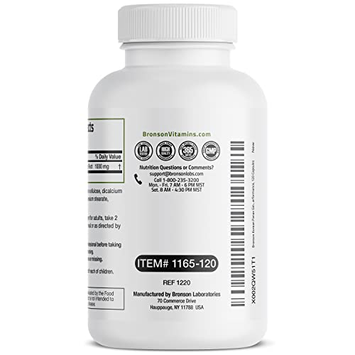 Bronson Korean Panax Ginseng 1000 mg Supports Energy, Endurance &...