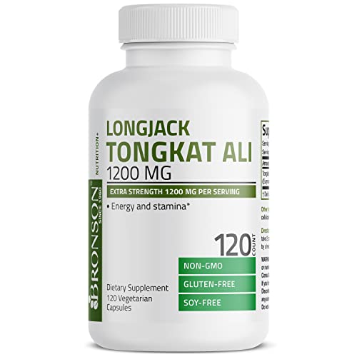 Bronson Longjack Tongkat Ali 1200mg Extra Strength 1200mg Per Ser...