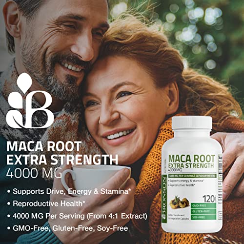 Bronson Maca Root Extra Strength 4000 MG per Serving, Lepidium Me...