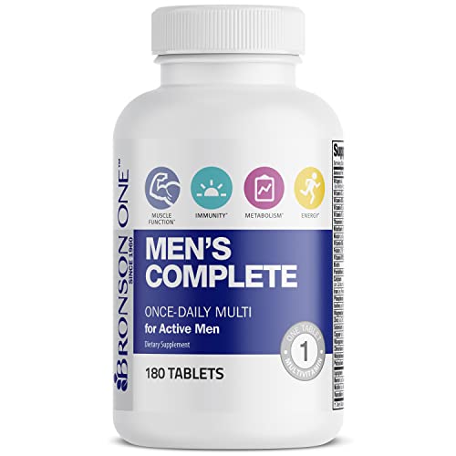 Bronson ONE Daily Men’s Complete Multivitamin Multimineral Once-D...