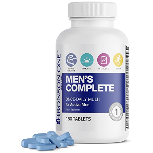 Bronson ONE Daily Men’s Complete Multivitamin Multimineral Once-D...