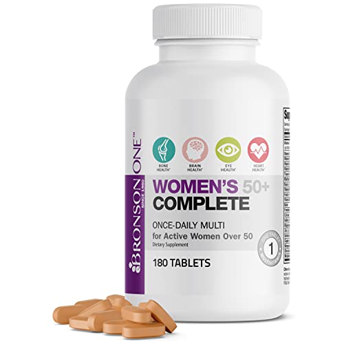 Bronson ONE Daily Women’s 50+ Complete Multivitamin Multimineral,...