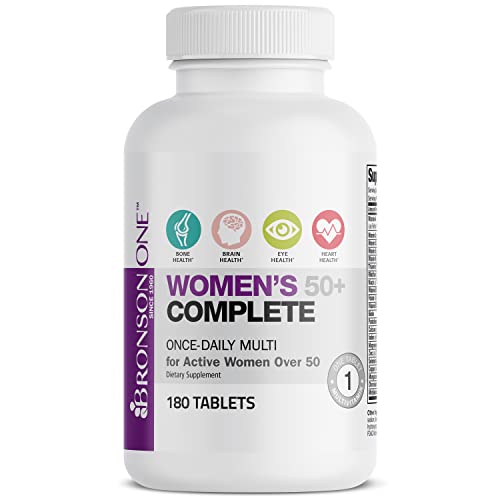 Bronson ONE Daily Women’s 50+ Complete Multivitamin Multimineral,...