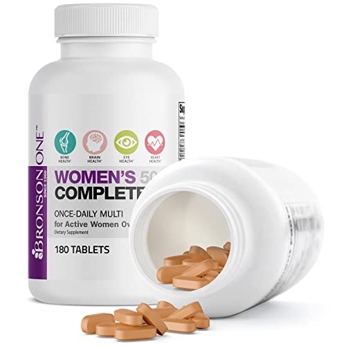 Bronson ONE Daily Women’s 50+ Complete Multivitamin Multimineral,...