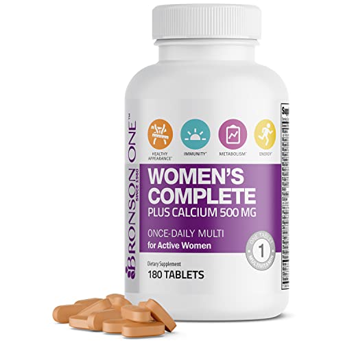 Bronson ONE Daily Women’s Complete Multivitamin Multimineral Once...