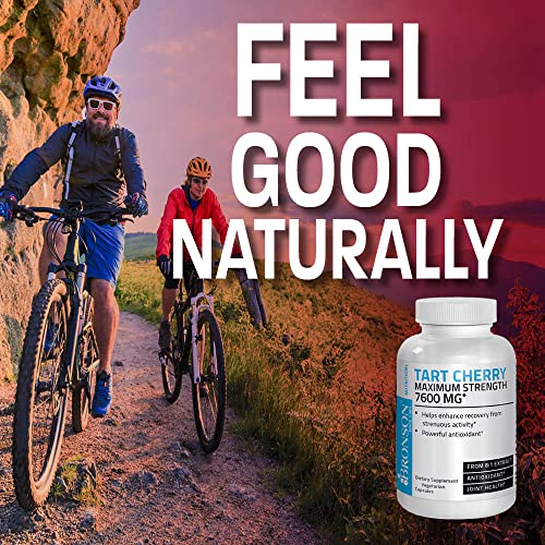Bronson Tart Cherry Maximum Strength 7600 mg, 180 Vegetarian Caps...