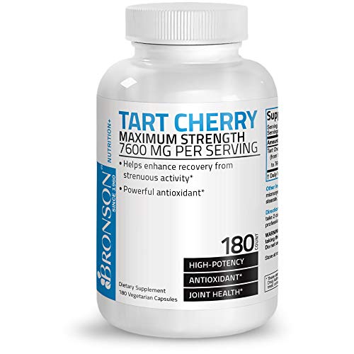 Bronson Tart Cherry Maximum Strength 7600 mg, 180 Vegetarian Caps...