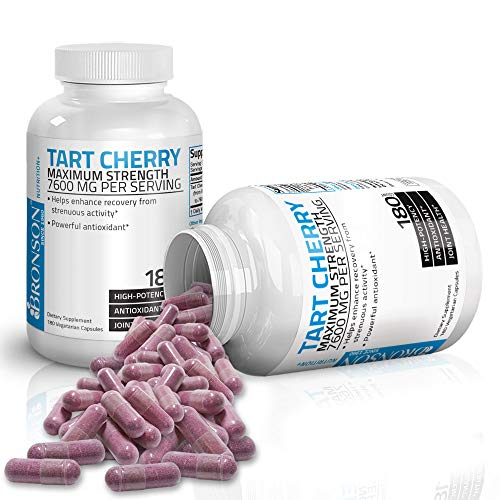 Bronson Tart Cherry Maximum Strength 7600 mg, 180 Vegetarian Caps...