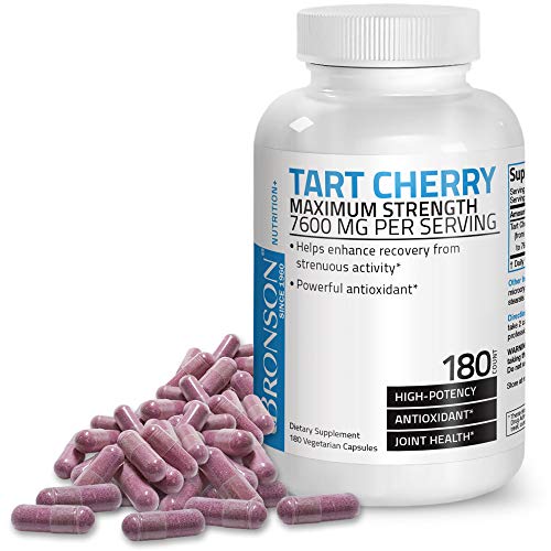 Bronson Tart Cherry Maximum Strength 7600 mg, 180 Vegetarian Caps...