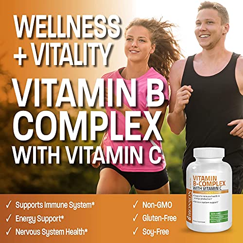 Bronson Vitamin B Complex with Vitamin C - Immune Health, Energy ...