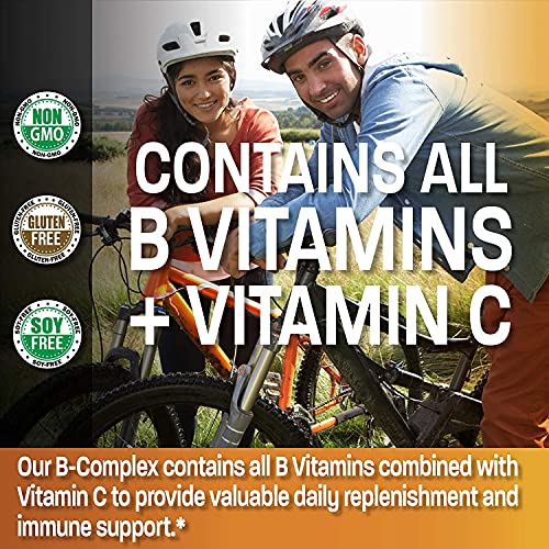 Bronson Vitamin B Complex with Vitamin C - Immune Health, Energy ...