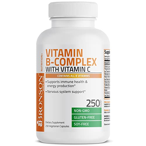 Bronson Vitamin B Complex with Vitamin C - Immune Health, Energy ...