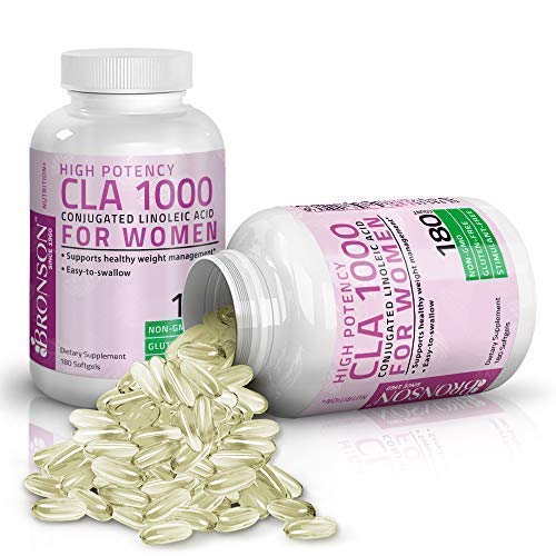CLA for Women 1000 mg High Potency, Non-GMO Conjugated Linoleic A...