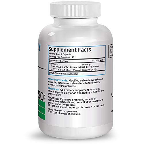 Tart Cherry Extract 2500 mg Premium Non-GMO Formula Packed with A...