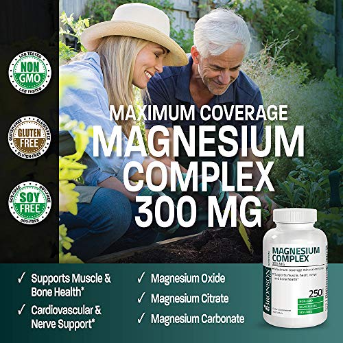 Triple Magnesium Complex Maximum Coverage 300 Mg Magnesium Oxide ...