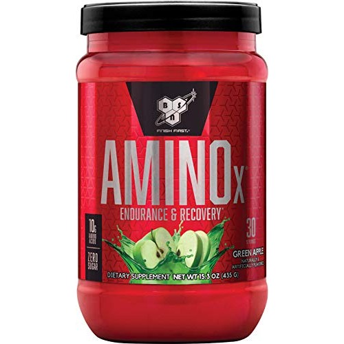 BSN Amino X Muscle Recovery & Endurance Powder with BCAAs, 10 Gra...