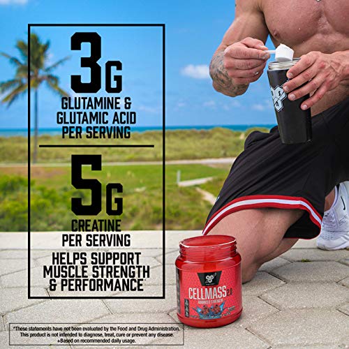 BSN CELLMASS 2.0 Post Workout Recovery with BCAA, Creatine, & Glu...