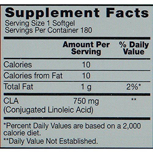 BSN CLA 750mg, Weight Management Support, 180 Count Softgels