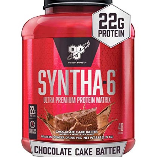 BSN SYNTHA-6 Whey Protein Powder, Micellar Casein, Milk Protein I...