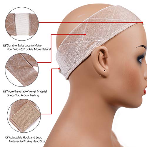 Buladou Lace Wig Grip Band for Wig and Hat Non Slip Adjustable He...