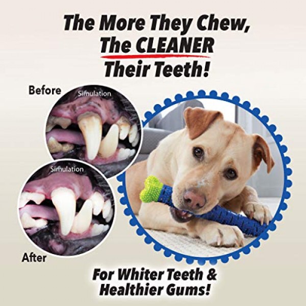 BulbHead Chewbrush Toothbrush Dog Toothbrush and Dog Toy - No Dog...