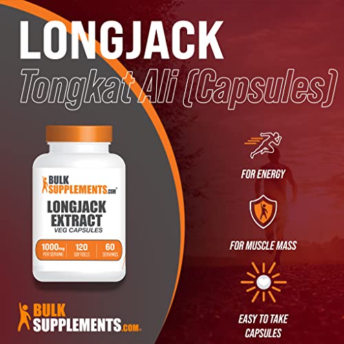 BULKSUPPLEMENTS.COM Longjack Extract Capsules - Tongkat Ali Suppl...