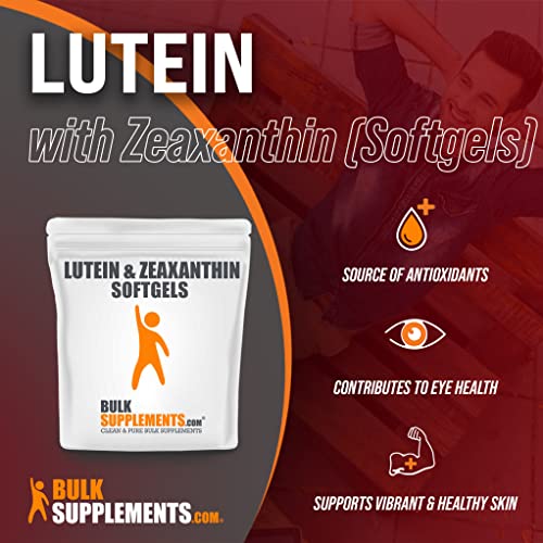 BULKSUPPLEMENTS.COM Lutein with Zeaxanthin Softgels - Lutein & Ze...