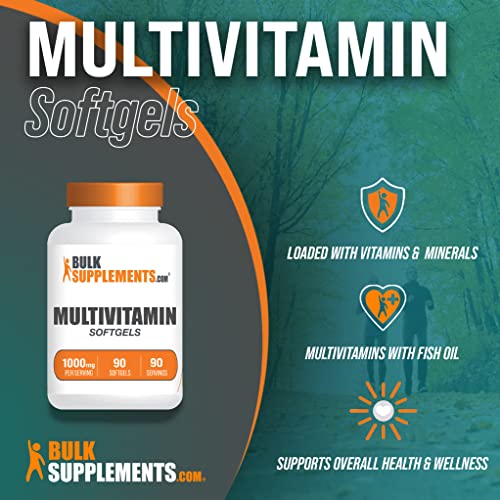 BULKSUPPLEMENTS.COM Multivitamin Softgels - Vitamin A, C, D, E, B...