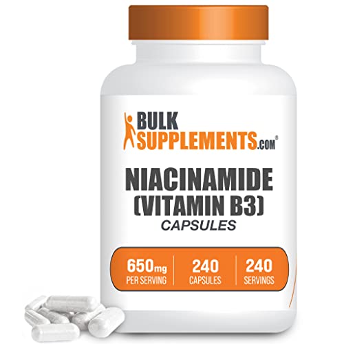 BULKSUPPLEMENTS.COM Niacinamide Capsules - Vitamin B3 Supplement,...