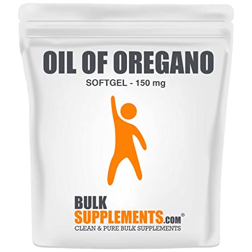BulkSupplements.com Oil of Oregano Softgels - 150 mg - Oregano Es...