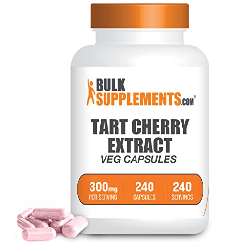 BULKSUPPLEMENTS.COM Tart Cherry Extract Capsules - Herbal Supplem...