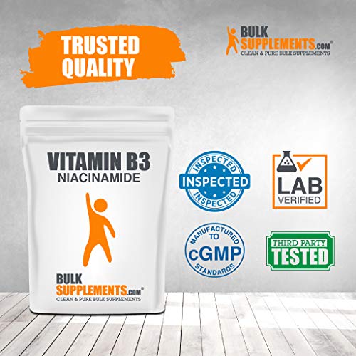 BulkSupplements.com Vitamin B3 Niacinamide - Niacinamide 500 mg...