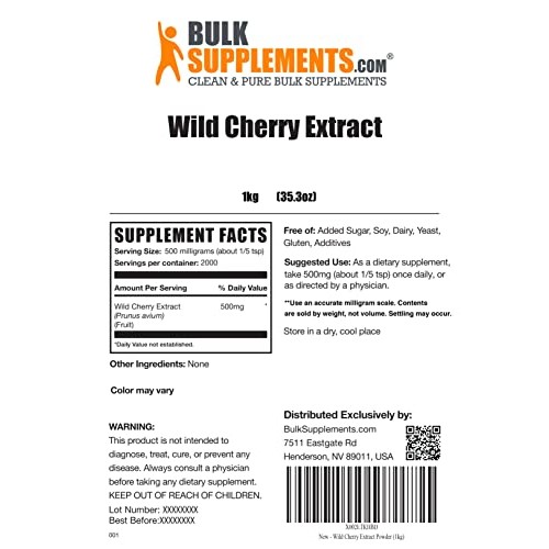 BULKSUPPLEMENTS.COM Wild Cherry Extract - Antioxidants Supplement...