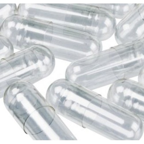 Bulksupplements Empty 00 Capsules 300 Gelatin Capsules - Clear