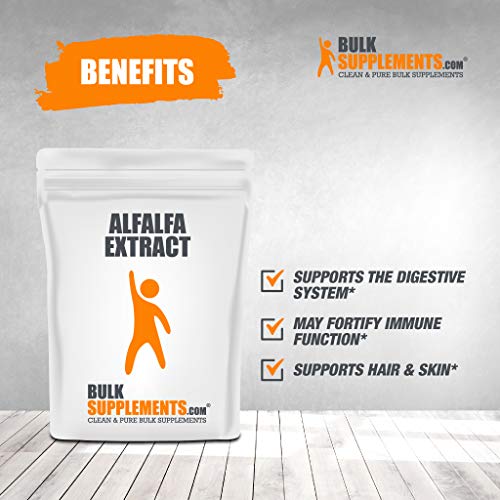 BulkSupplements.com Alfalfa Extract Powder - Greens Supplements -...
