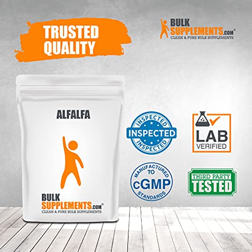 BulkSupplements.com Alfalfa Powder 100 Grams - 3.5 oz