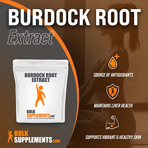 BulkSupplements.com Burdock Root Extract Powder - Herbal Suppleme...