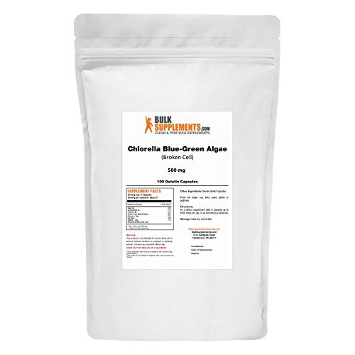 BulkSupplements.com Chlorella Blue-Green Algae - Chlorella Spirul...