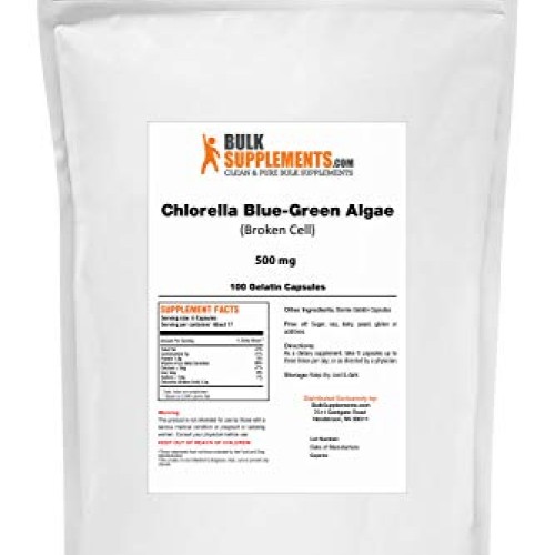 BulkSupplements.com Chlorella Blue-Green Algae - Chlorella Spirul...
